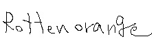 Rotten orange