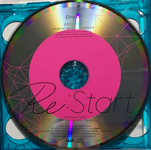 HATSUNE MIKU 10th Anniversary Album 「Re:Start」 - Various artists